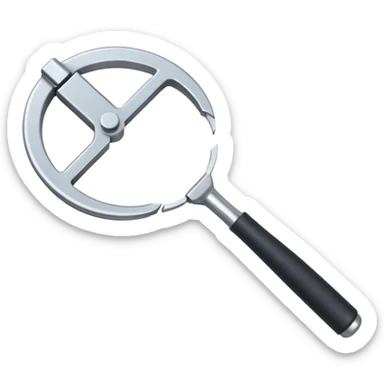 Circle cutter with a handle  sticker