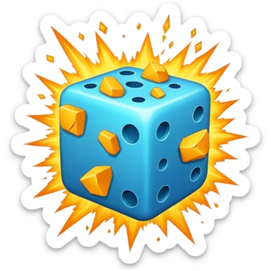 Block blast sticker