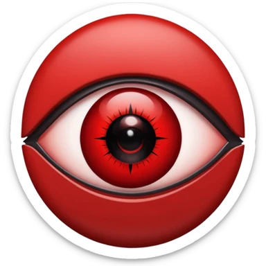 Sharingan eye sticker