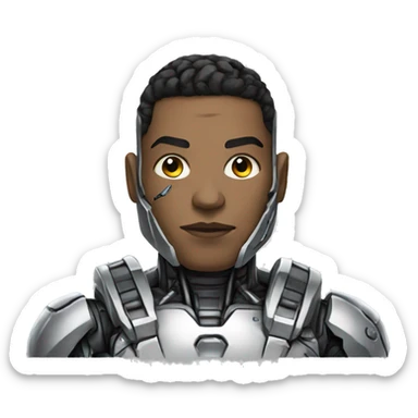 Cyborg DC sticker