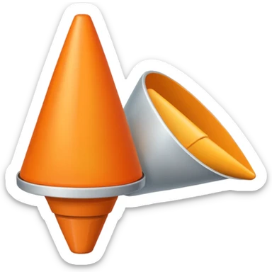 Cone emoji sticker