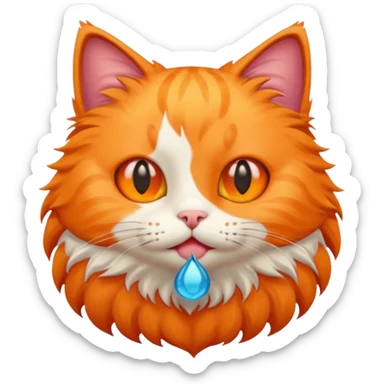 cat with 9 lives sticker