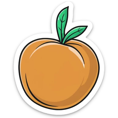 rustic potato freshly harvested from soil sticker