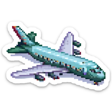 jumbo jet sticker