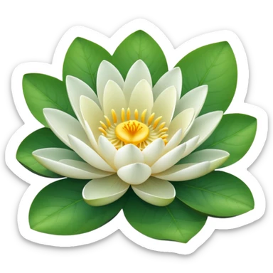 Water lillie sticker