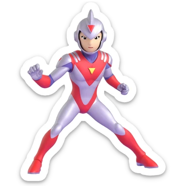 Ultraman Tiga (make it as accurate as possible to the show) sticker