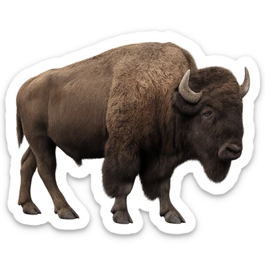 Bison sticker