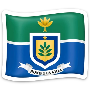 Bandeira do Estado de Rondônia sticker