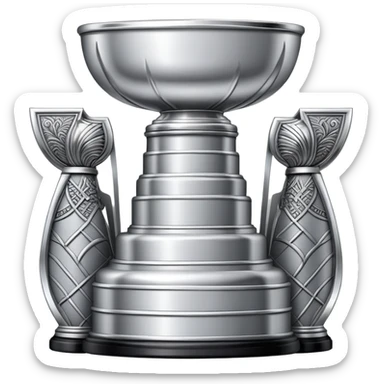 Hockey Stanley Cup championship trophy sticker