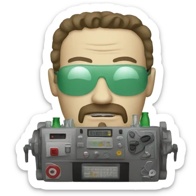 breaking bad machine sticker