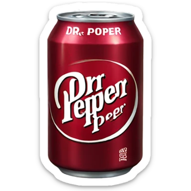 Dr Pepper Can sticker