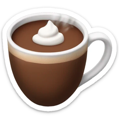 hot cocoa sticker