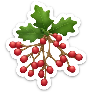 Mistletoe sticker