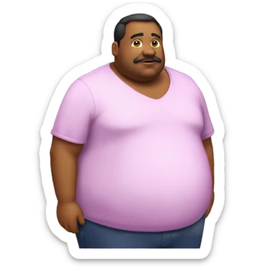 82 year elegant obese sticker