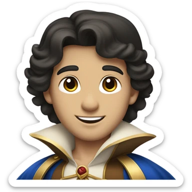 Snow white’s prince Disney sticker