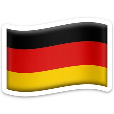 GDR flag sticker
