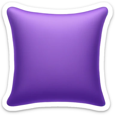 purple pillow sticker
