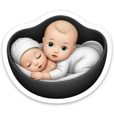 Newborn B&W Photoshoot sticker