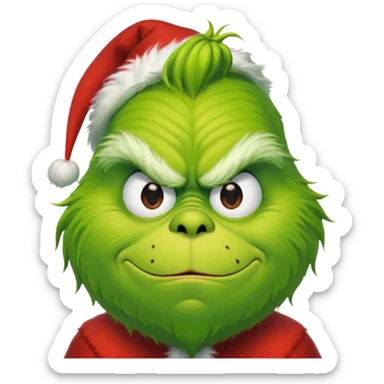 Grinch sticker