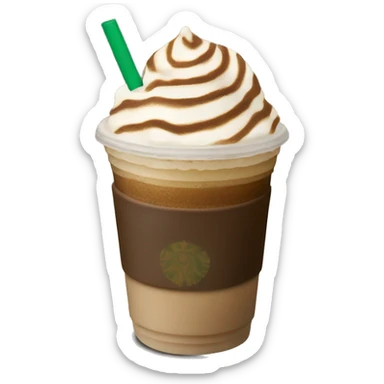Starbucks frappucino sticker