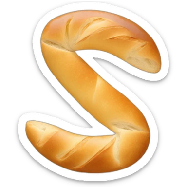The Infinite symbol made of baguette sticker