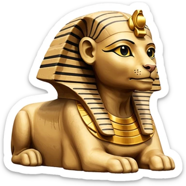 egypt sfenks sticker
