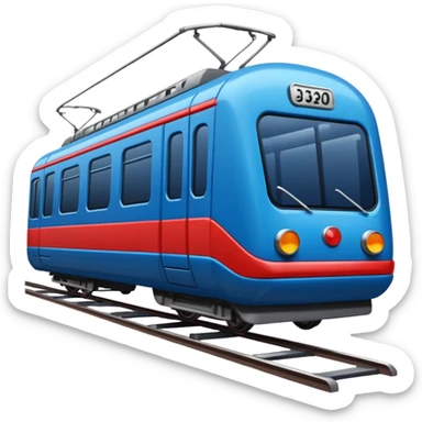 Moscow metro car from the outside sticker