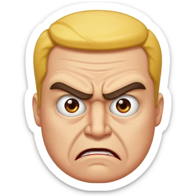 grossed out and mad sticker