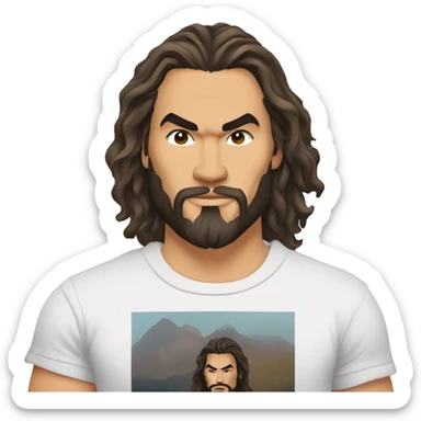 jason momoa wearing tee sticker