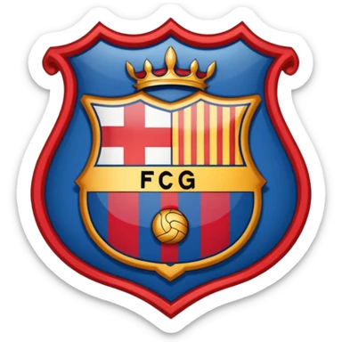 Barca escudo  sticker