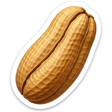 a Peanut with detail sticker