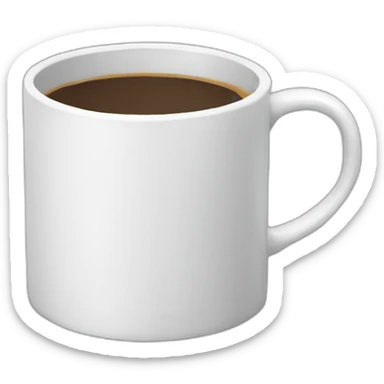 coffee mug sticker