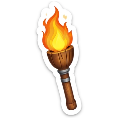 Survivor style torch sticker