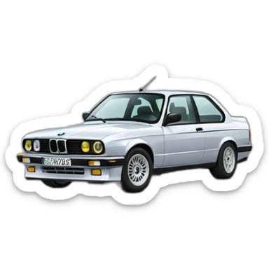 Bmw e30 sticker