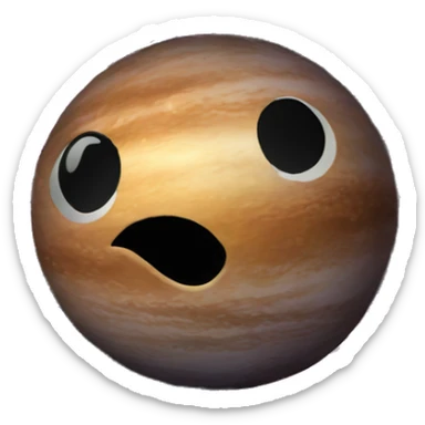 Galaxy in space that has 2 Black hole inside it sticker