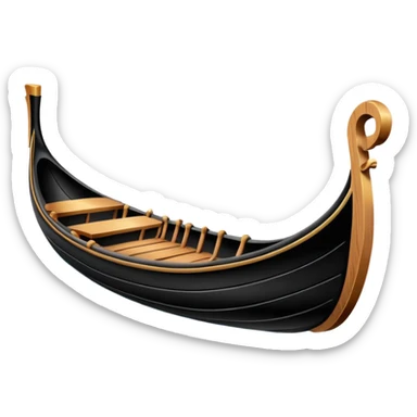 venice gondola sticker