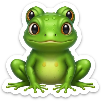 Bad bunny frog sticker