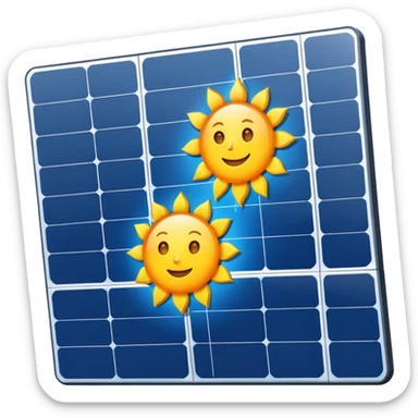 solar panels sticker