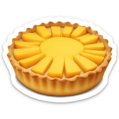 Mango tart sticker