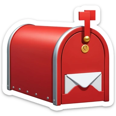 boite au lettre au père noel sticker