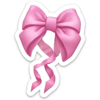 Aesthetic bow  sticker
