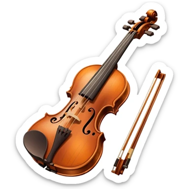 Violin sticker