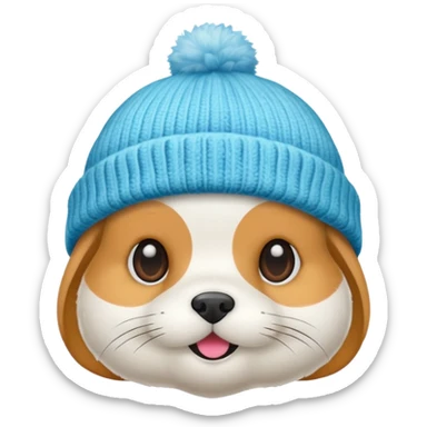 Winter Beanie Pet sticker