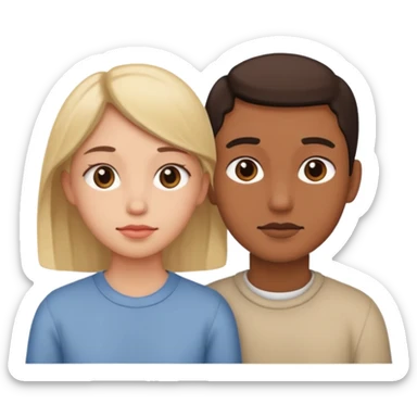 the duality of friendship: gentleness and cruelty sticker