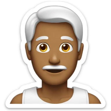 Pied sur un homme sticker