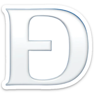 create capital letter  "FO" INSIDE THE BLUE COLOR SQUARE shape sticker