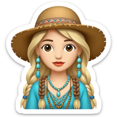boho fashion sticker