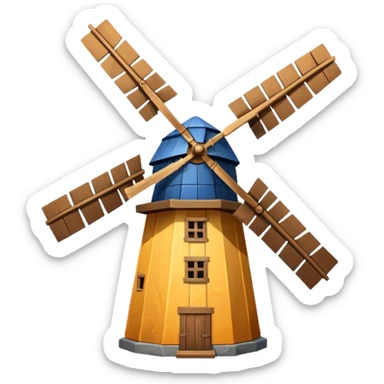 Windmill sticker