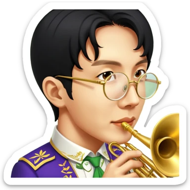 Mariachi Trumpet Player sticker