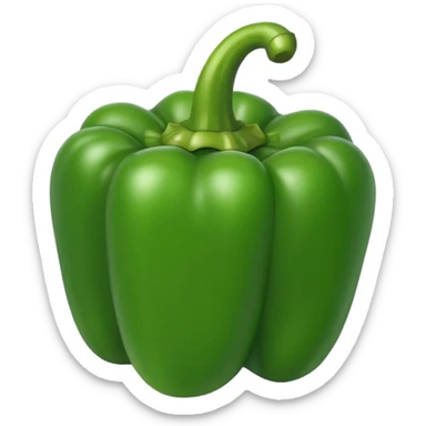 green Bell Pepper
 sticker